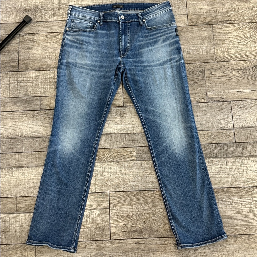 Silver Jeans Dark and Light Blue Denim